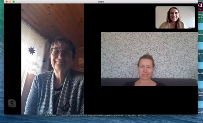 Kersti, Helle, Maarja Kohtumine õpetajate Kersti ja Hellega